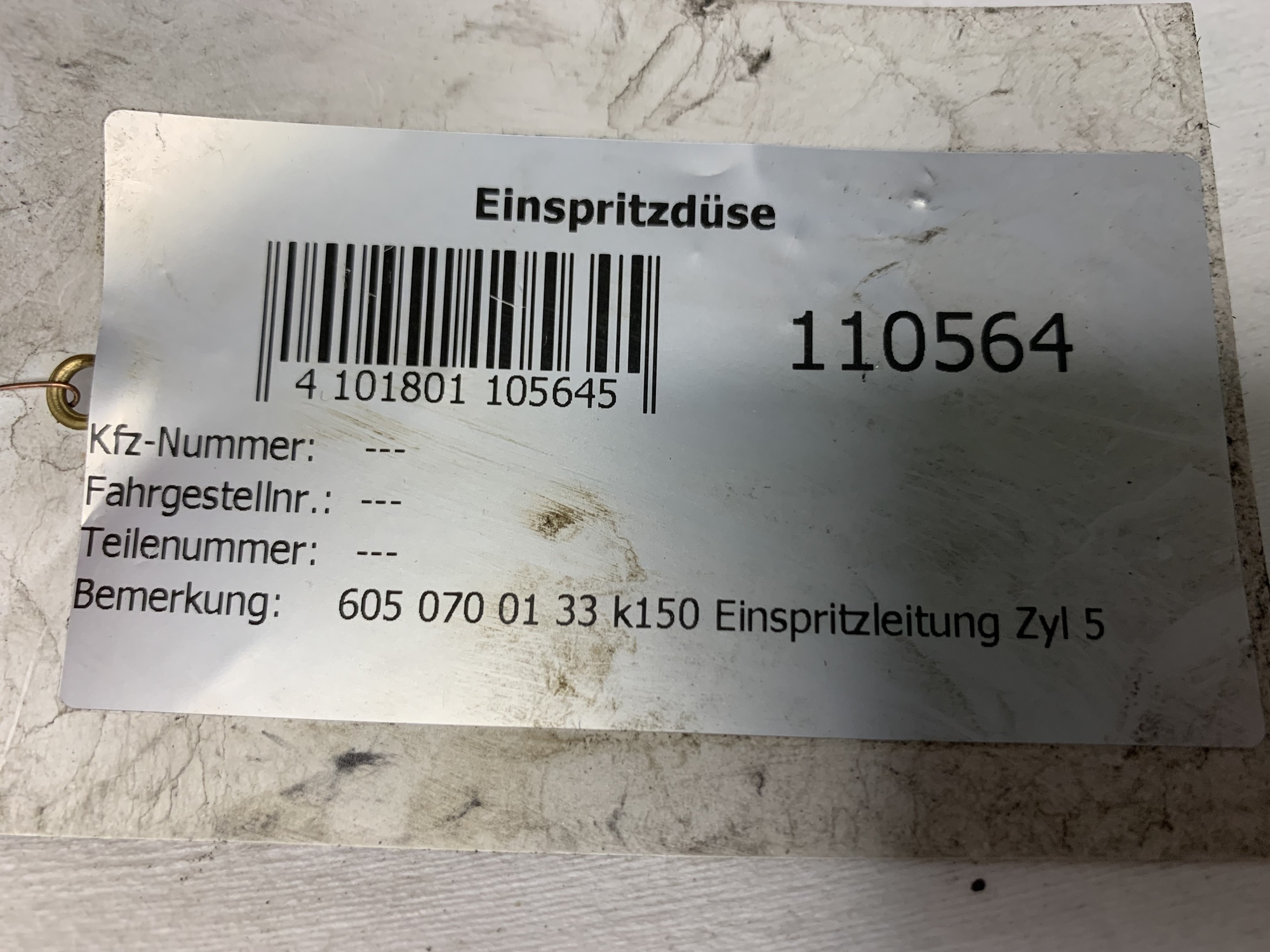 EINSPRITZLEITUNG ZYL 5 für Mercedes (6050700133)